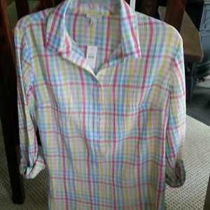 Beautiful pop-over blouse. NWT